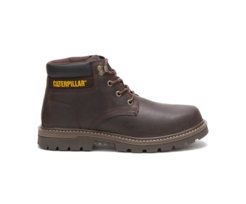 Caterpillar Kängor Sverige - Outbase Steel Toe Arbetsskor Herr Kaffe WXE-763902